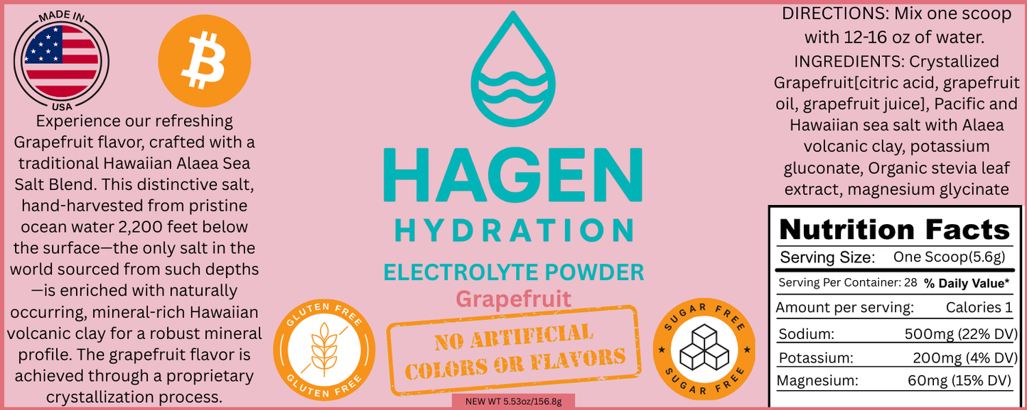 Grapefruit Hydration Powder