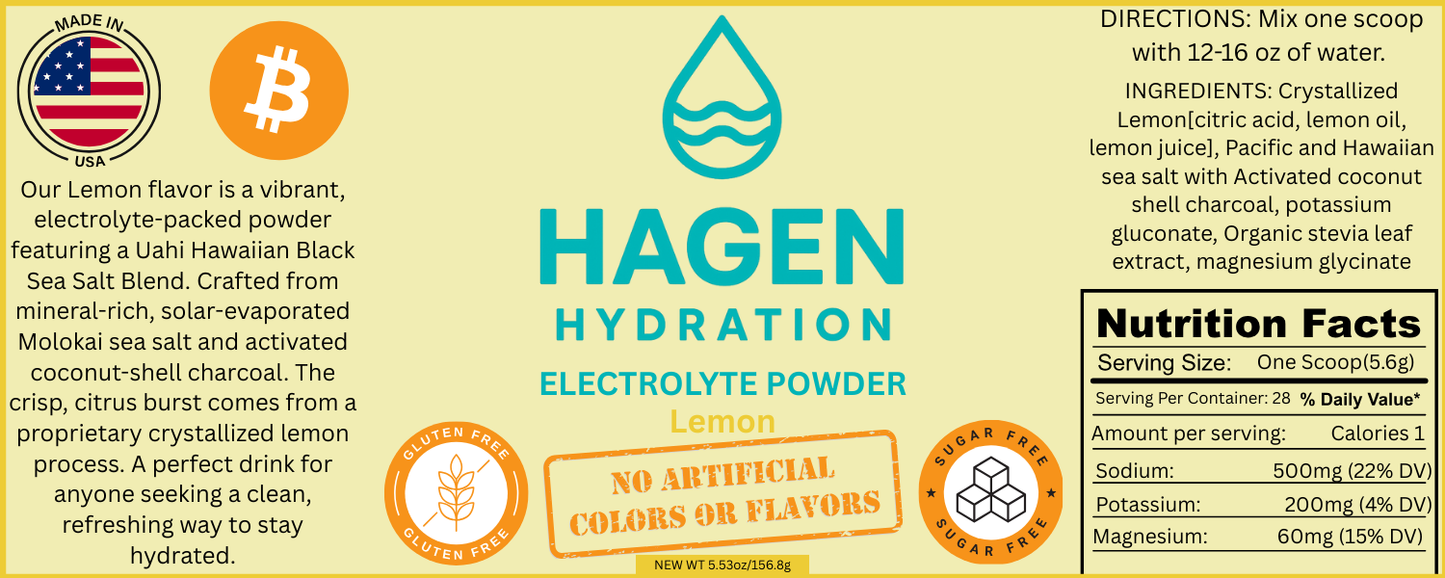 Lemon Hydration Powder